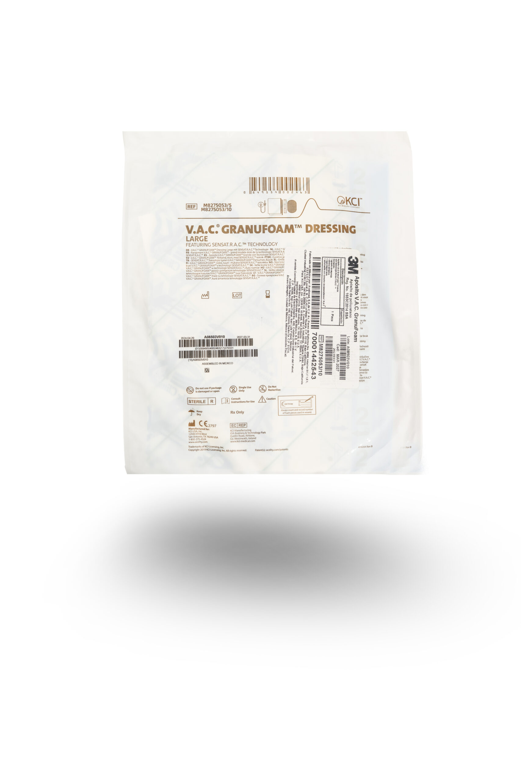 Granufoam Large Dressing- 26x15x3.2cm - Imagen 2